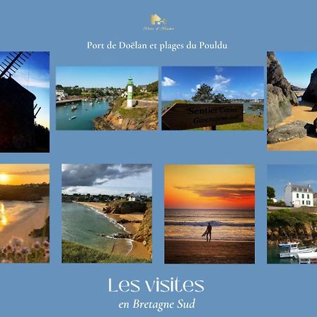 La Maison Bleue,Authenticite, Nature, Simplicite, 2-5 Personnes, Moelan Sur Mer Экстерьер фото