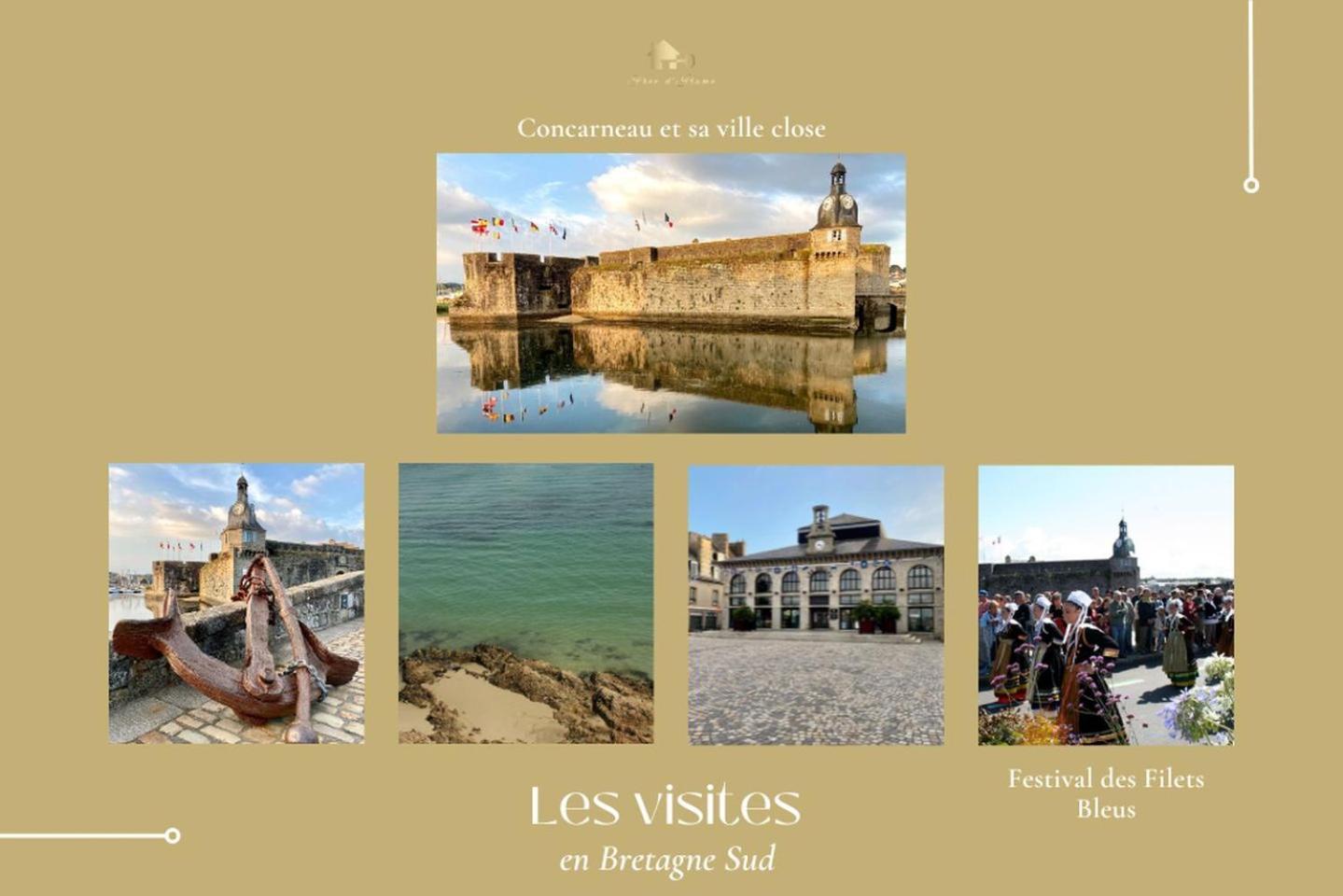 La Maison Bleue,Authenticite, Nature, Simplicite, 2-5 Personnes, Moelan Sur Mer Экстерьер фото