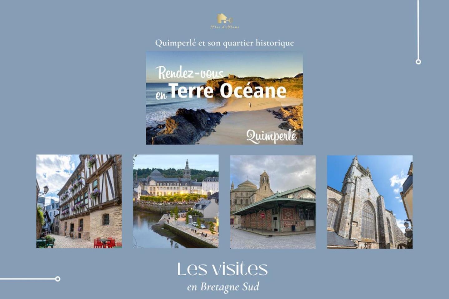 La Maison Bleue,Authenticite, Nature, Simplicite, 2-5 Personnes, Moelan Sur Mer Экстерьер фото