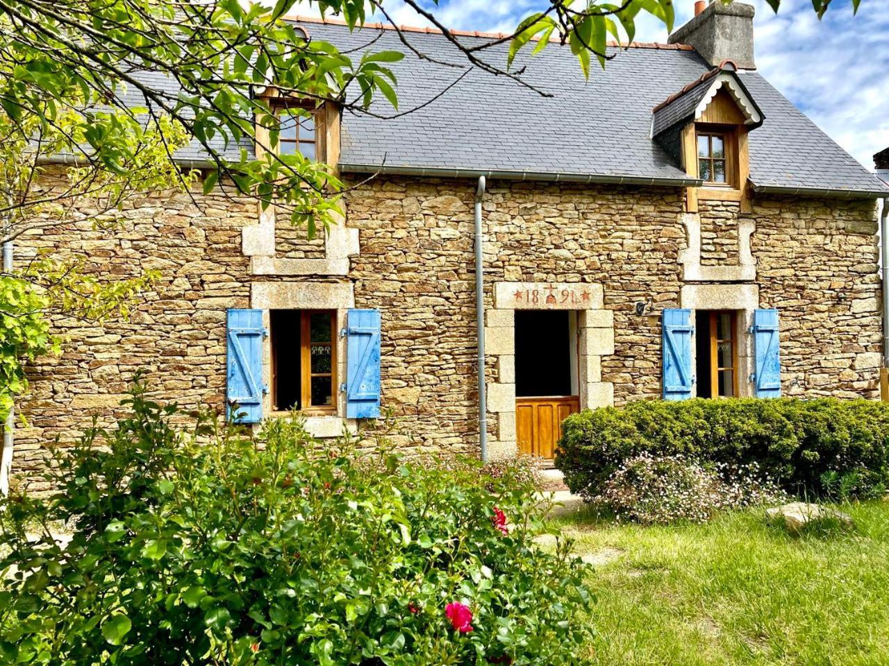La Maison Bleue,Authenticite, Nature, Simplicite, 2-5 Personnes, Moelan Sur Mer Экстерьер фото